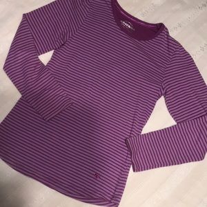 Girls Arizona Jean Company Purple/Lavender Stripe Tee